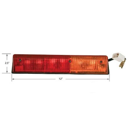 Aftermarket Lamp, Rear RH, Amber Flasher  Red SideBrake Light A-1425885M92-AI
